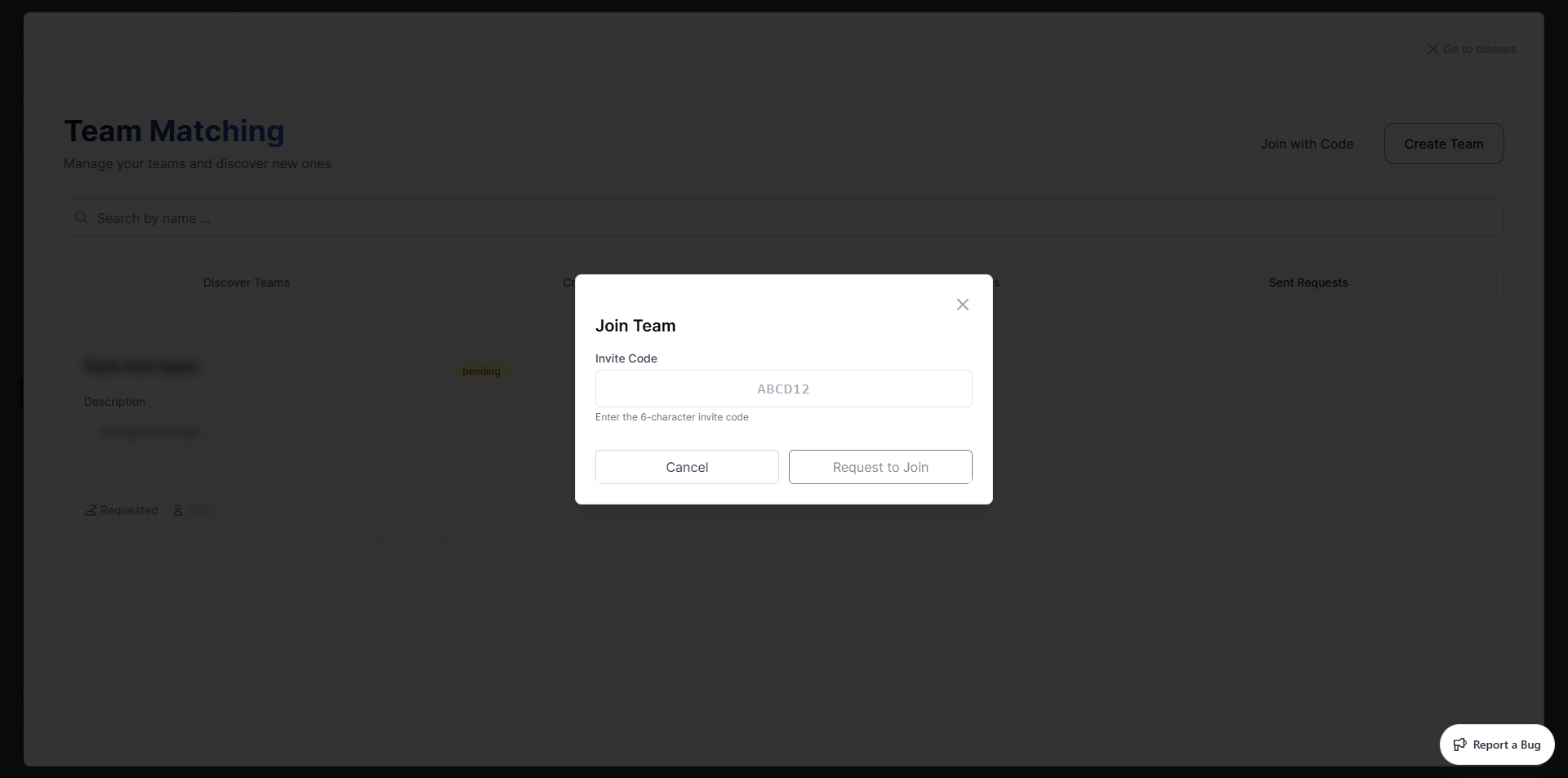 Join with Invite Code